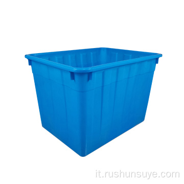 885*665*660 mm Blue Aquatic Stackable Crate